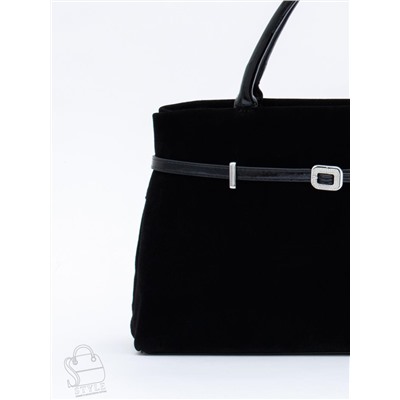 Сумка женская кожаная 91156MSS black Velina Fabbiano-Safenta