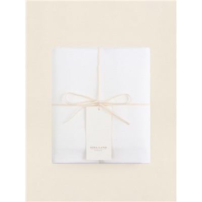 Простыня на резинке 1.5-спальная SL Home Natural color, 140×200+30 см, сатин