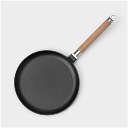 Сковорода блинная Wild Kitchen, d=24 см, лопатка и губка в комплекте, чугун