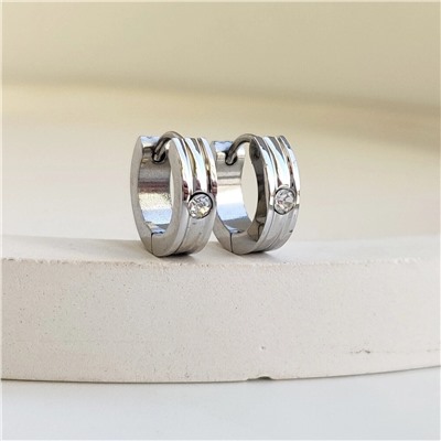 Серьги из стали