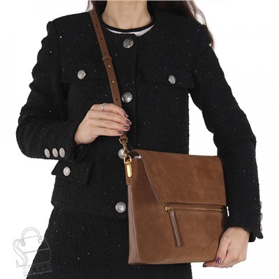 Сумка женская кожаная 5798BDAA brown Baidou