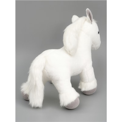 Мягкая игрушка «Лошадка» белая, 40 см