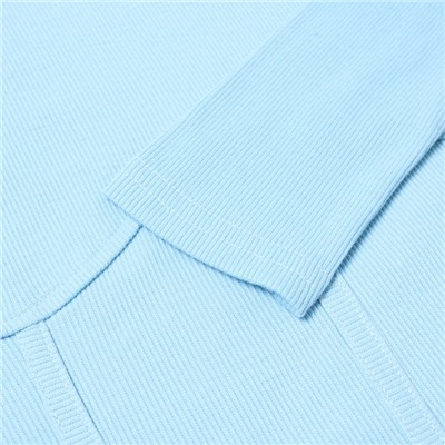 Лонгслив женский, голубой, размер 42-46