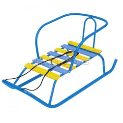 Игрушка. Санки детские "Ветерок 1+" (голубой)