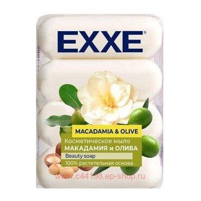 EXXE Мыло Макадамия и Олива 4шт*70 гр 1355