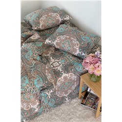 КПБ бязь Mia Cara (50х70) рис. 6551-1 Малахитовая шкатулка