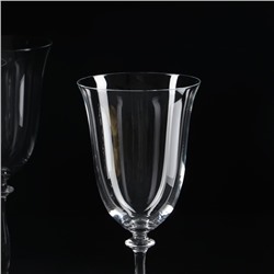 Набор бокалов для вина из хрустального стекла «Анжела», 6 шт., 350 мл