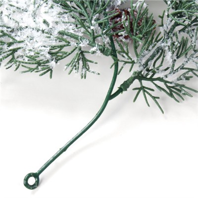 Гирлянда из елочных веток искусственная 178 см / SDTT108A /уп 25/100/с шишками и снег