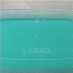 Набор пищевых контейнеров «Радуга», 5 шт.: 250 мл, 450 мл, 800 мл, 1.3 л, 2.1 л, прозрачный, крышки МИКС