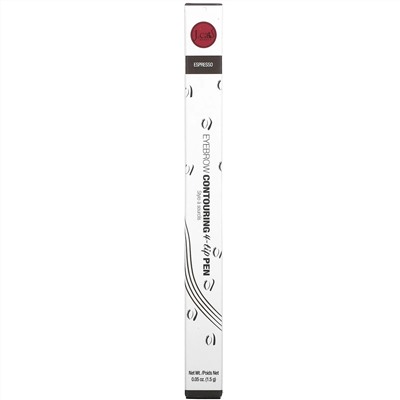 J.Cat Beauty, Eyebrow Contouring 4-Tip Pen, Espresso, 0.05 oz (1.5 g)