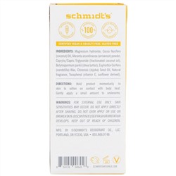 Schmidt's, Формула для чувствительной кожи, кокос и ананас, 3,25 унц. (92 г)