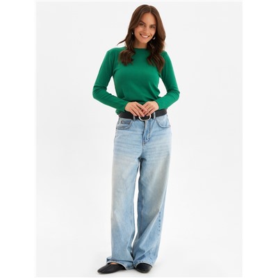 Джемпер женский MINAKU, зелёный, размер 42-44