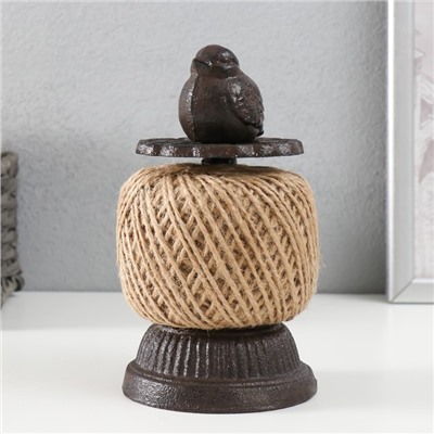 Фигурка-катушка для ниток «Птенчик», чугун, 8.5×8.5×16 см