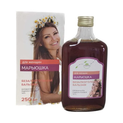 Бальзам Марьюшка для женщин с боровой маткой и чагой 250 мл