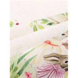 Скатерть «Этель. Акварельные зайцы», 110×147 см, 100% хлопок, саржа 190 г/м²