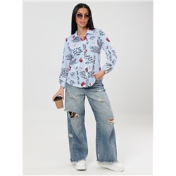 Ковыль - рубашка полоска