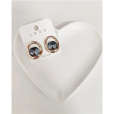 Серьги с кристаллами Swarovski