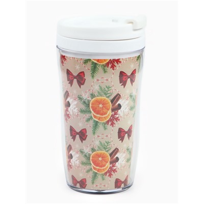 Подарочный набор новогодний «Все желания сбудутся»: горячий шоколад, маршмеллоу, термостакан