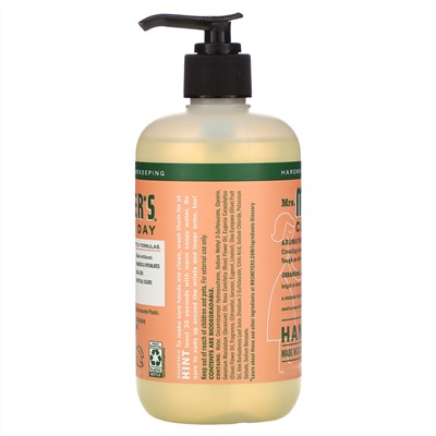 Mrs. Meyers Clean Day, Мыло для рук, с запахом герани, 370 мл (12,5 жидк. унции)