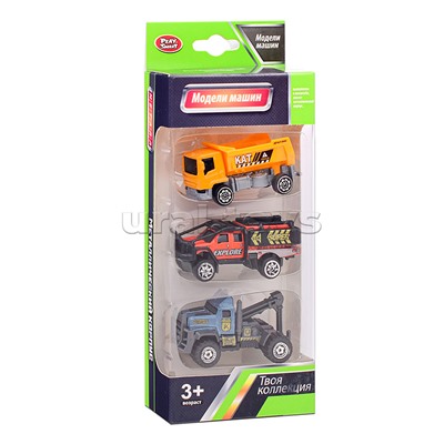 Набор машин "Дорожная служба" в коробке