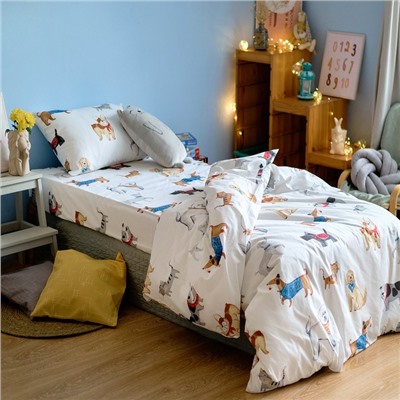 Постельное бельё 1.5-спальное «Этель» Dog party, бязь