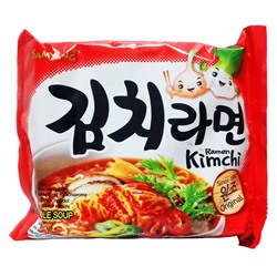 Острая лапша Кимчи Рамен Samyang, Корея, 120 г