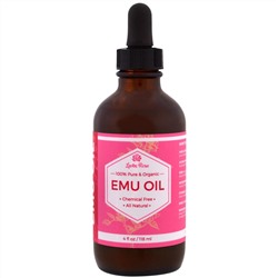 Leven Rose, На 100% чистое и органическое масло эму, 118 мл (4 жидких унции)