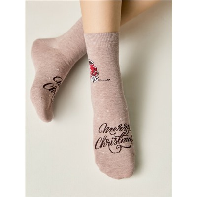 Новогодние БРЕСТСКИЕ НОСКИ ЖЕНСКИЕ 1137Е NEW YEAR