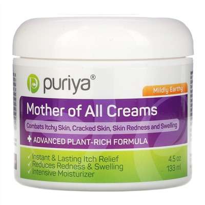 Puriya, Mother of All Creams, Mildly Earthy, 4.5 oz (133 ml)
