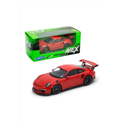 Игрушка модель машины 1:24 Porsche 911 GT3 RS WELLY, 267462