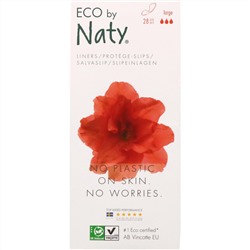 Naty, Ежедневные прокладки, большие, 28 экологических прокладок (Discontinued Item)