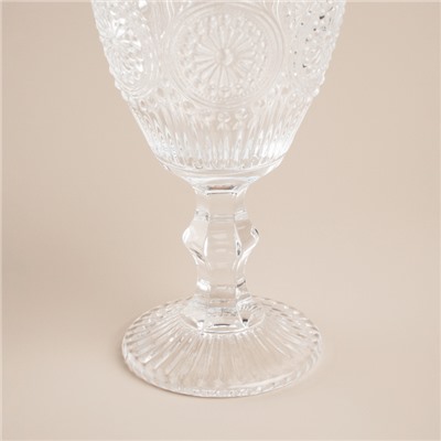 Бокалы для вина SL Home «Ларго», 300 мл, 9×17 см, набор 6 шт., стекло, прозрачные