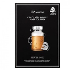 JMsolution Ампульная маска-салфетка с коллагеном C9 Collagen Ampoule Silver Foil Mask