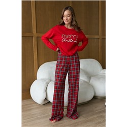 Пижама с брюками хлопковая НАТАЛИ, 1215935