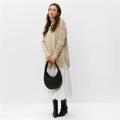 Юбка баллон миди женская MIST, размер L, молочная