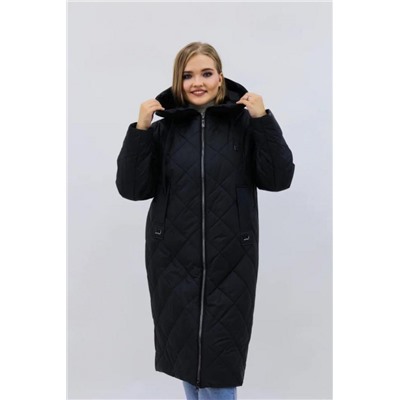 Демисезонная женская куртка осень-весна-еврозима 2810 (Черный)