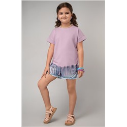 Футболка с бахромой для девочки Happyfox