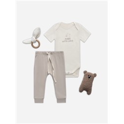 КОМПЛЕКТ ДЕТСКИЙ (БОДИ, ПОЛЗУНКИ) 89405