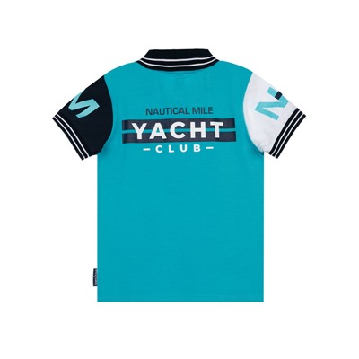 Сорочка трикотажная с воротником поло для мальчиков