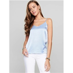 Блузка женская CONTE Топ на тонких бретелях из вискозы премиального качества "ощущение шелка"