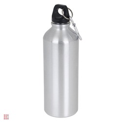 Бутылка для воды велосипедная, 21х6.5см, 500мл, алюминий