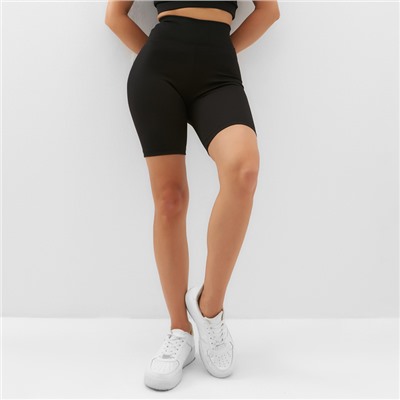 Велосипедки спортивные женские MINAKU, чёрные, размер 40