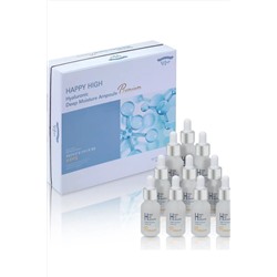 HAPPY HIGH Набор сывороток для лица с гиалуроновой кислотой / Hyaluronic Deep Moisture Ampoule Premium, 15 мл x 10 KRISTALLER, 1133586