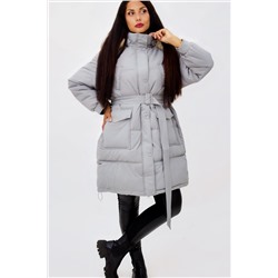 Куртка на поясе с натуральным мехом арт. 23226 НАТАЛИ, 1064297