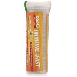Zand, Immune Fast, пикантный апельсин, 15 жевательных таблеток