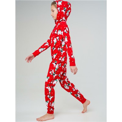 Пижама-комбинезон трикотажная унисекс для детей