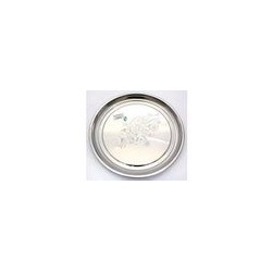 Поднос 35,5см круг, нерж L-175