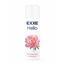 Женский дезодорант-аэрозоль EXXE Hello нежный пион, 150 мл