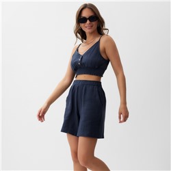 Топ укороченный женский MIST Muslin размер XS, серый