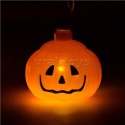 Электрогирлянда Тыквочки, 2м, 10 ламп